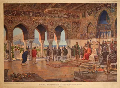 The Court Of Emperor Frederick Ii At Palermo