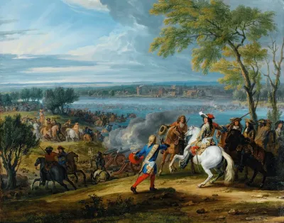 The Crossing Of The Rhine At Lobith On The 16th Of June 1672