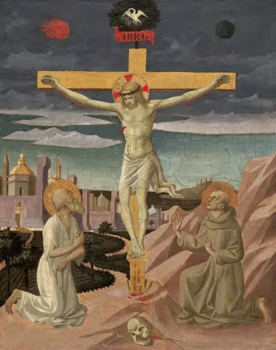 The Crucifixion With Saint Jerome And Saint Francis