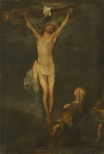 The Crucifixion With Saint Rosalia