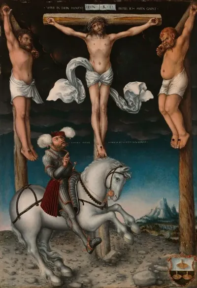 The Crucifixion With The Converted Centurion
