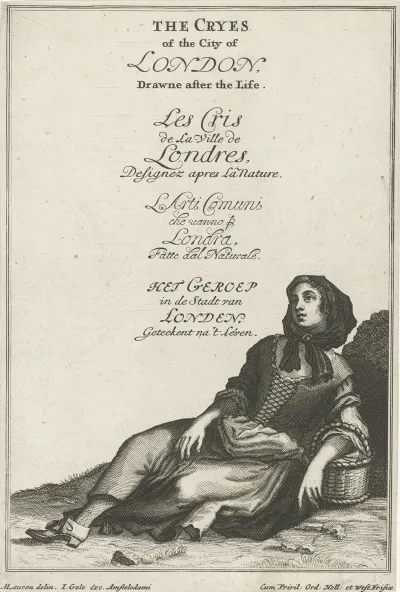 The Cryes Of The City Of London Title Page