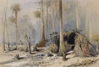 The Cypress Shingle Yard Ocklawaha River Florida 2