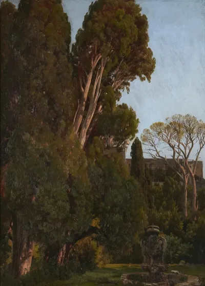 The Cypresses At The Villa Deste At Tivoli