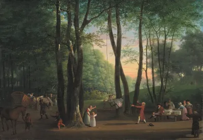 The Dancing Glade At Sorgenfri North Of Copenhagen