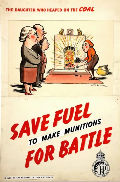 The Daughter Who Heaped On The Coal Save Fuel To Make Munitions For Battle