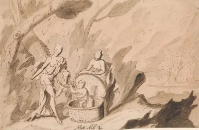 The Daughters Of Cecrops Discover Ericthonius Ovid Metamorphoses Book 2