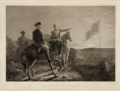 The Dawn Of Peace Morning Of The Surrender Of Yorktown