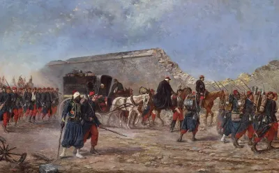 The Day After The Battle Of Froeschwiller August 1870
