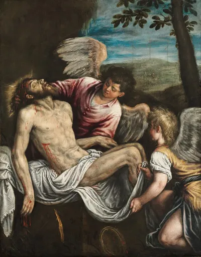The Dead Christ With Angels 2