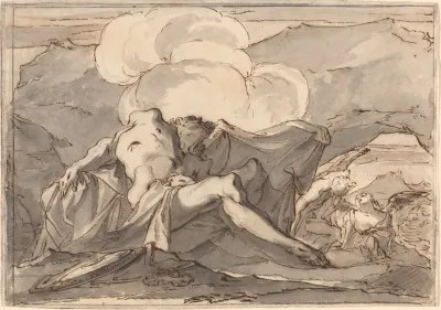 The Dead Christ With Angels