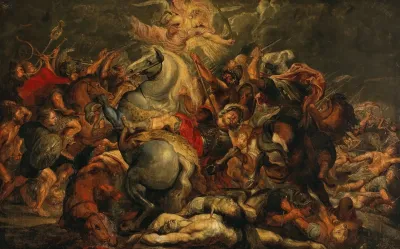The Death Of Decius Mus In A Battle Against The Latins