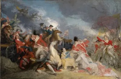 The Death Of General Mercer At The Battle Of Princeton 3 January 1777