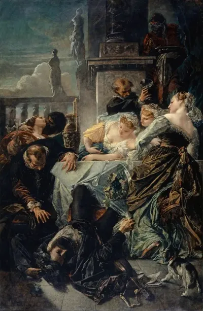 The Death Of Pietro Aretino