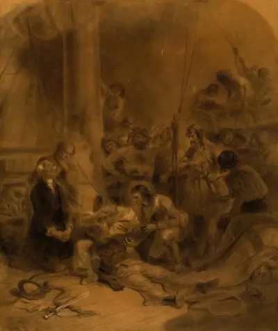 The Death Of Scipio The Red Rover By James Fenimore Cooper