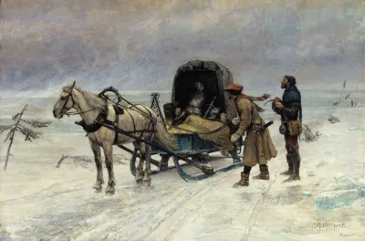 The Death Of Sten Sture The Younger On The Ice Of Lake Malaren