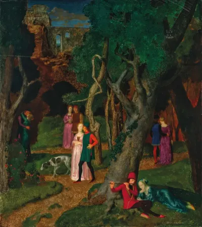 The Decameron The Garden Of The Villa