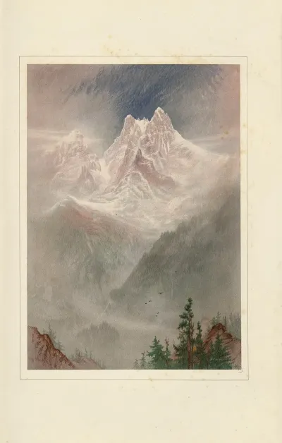 The Dent Du Midi From Near Champery