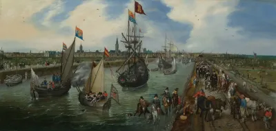 The Departure Of A Dignitary From Middelburg