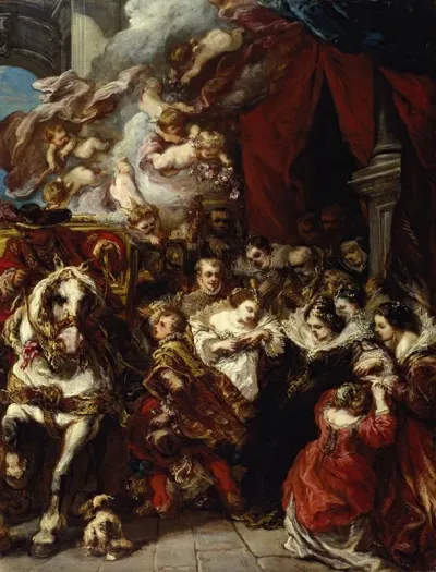 The Departure Of Elisabeth Of France For Spain