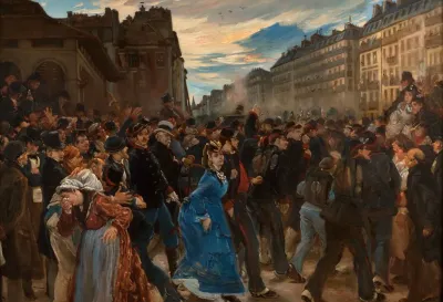 The Departure Of Mobiles In July 1870