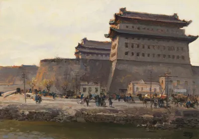 The Deshengmen City Gate In Beijing