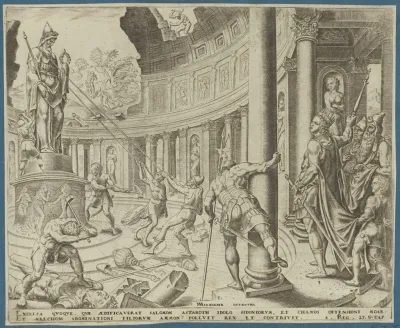 The Destruction Of The Temple Of Ashtoreth Chemosh And Milcom