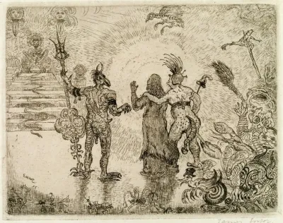 The Devils Dzitts And Hihanox Leading Christ To Hell