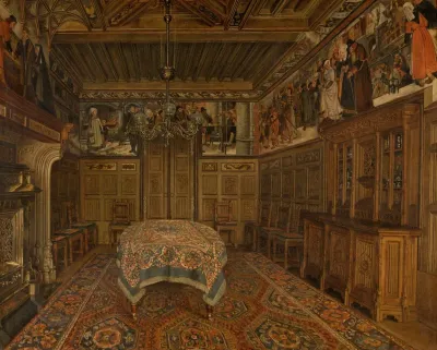 The Dining Room At The Home Of The Artist Henri Leys