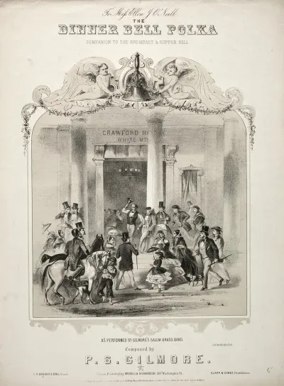 The Dinner Bell Polka Sheet Music Cover