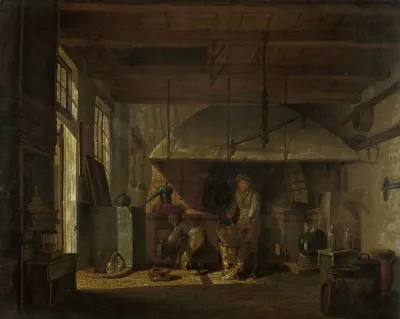 The Distillery Of Apothecary A Dailly In The Ramparts Of The Zaagmolenpoort Amsterdam