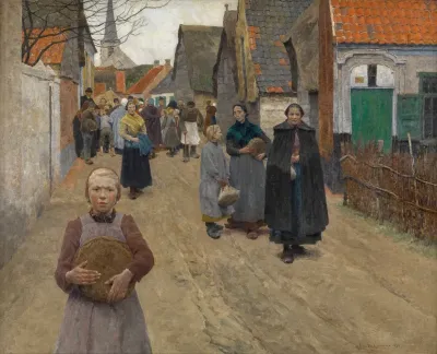 The Distribution Of Bread In The Village