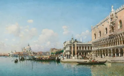The Doges Palace And Santa Maria Della Salute