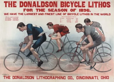 The Donaldson Bicycle Lithos For The Season Of 1896