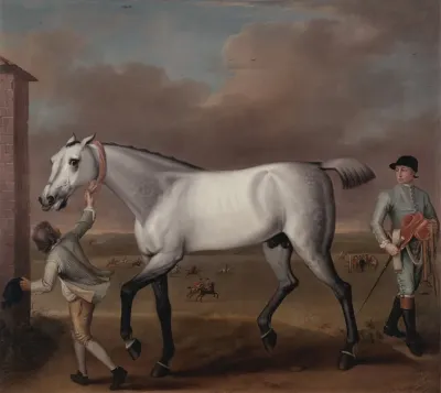 The Duke Of Hamiltons Grey Racehorse Victorious At Newmarket