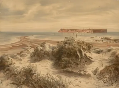 The Dune And The Rocky Island Of Heligoland