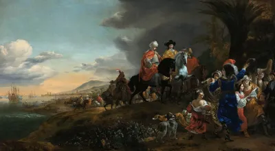 The Dutch Ambassador On His Way To Isfahan