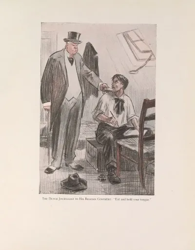The Dutch Journalist To His Belgian Confrere