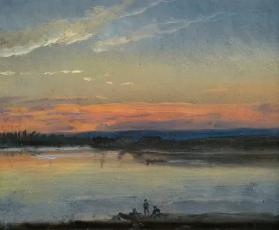 The Elbe In Evening Light
