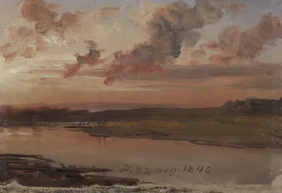 The Elbe In The Evening
