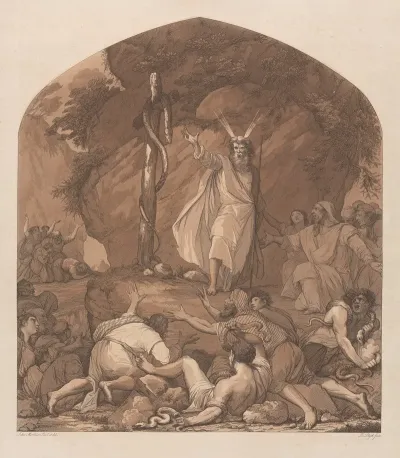 The Elevation Of The Brazen Serpent In The Wilderness