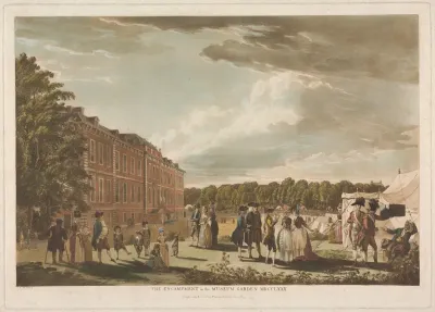 The Encampment In The Museum Garden