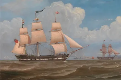 The English Merchant Ship Malabar