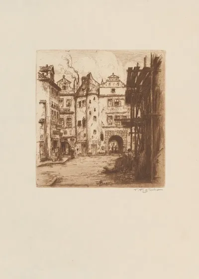 The Entrance Into The Tyn Court
