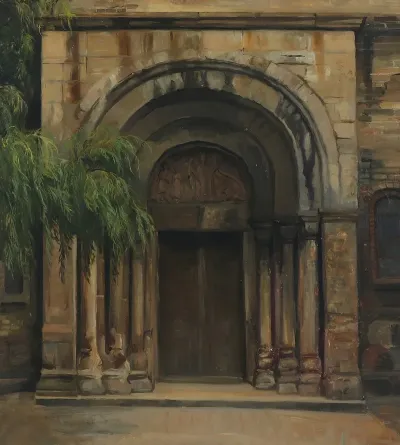 The Entrance To Schleswig Cathedral