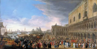 The Entry Of The French Ambassador Into Venice In 1706