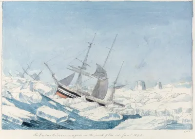The Erebus Terror In A Gale In The Pack Of The Ice 2