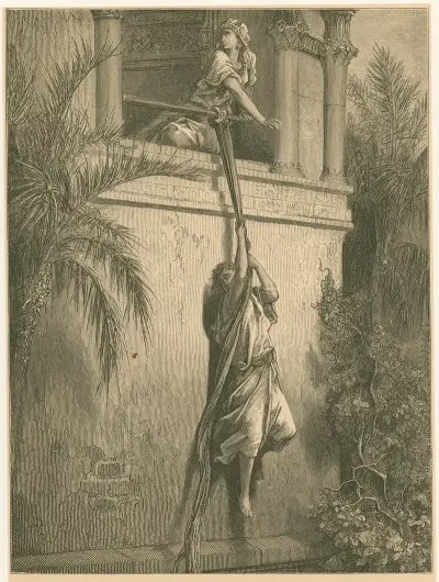 The Escape Of David Through The Window