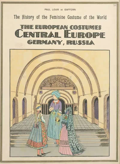The European Costumes Central Europe Germany Russia