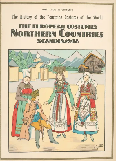 The European Costumes Northern Countries Scandinavia